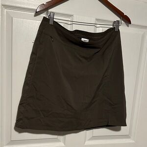 Patagonia olive green  A-Line Skirt